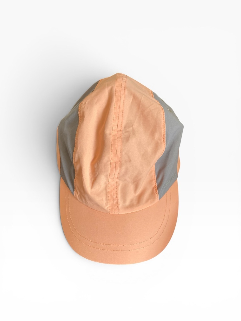 Merrell Steadfast 2.0 Hat Peach Nectar and Gray Lightweight Running Cap NWT